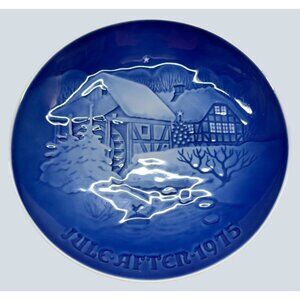 Bing & Grondahl 1975 Christmas at the Old Water Mill Collector Plate 9075